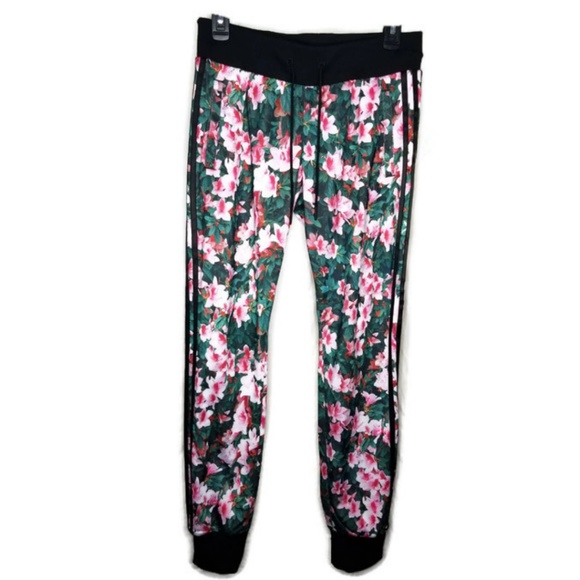 adidas floral joggers